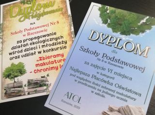 Zbieramy makulaturę - chronimy lasy 2018/2019