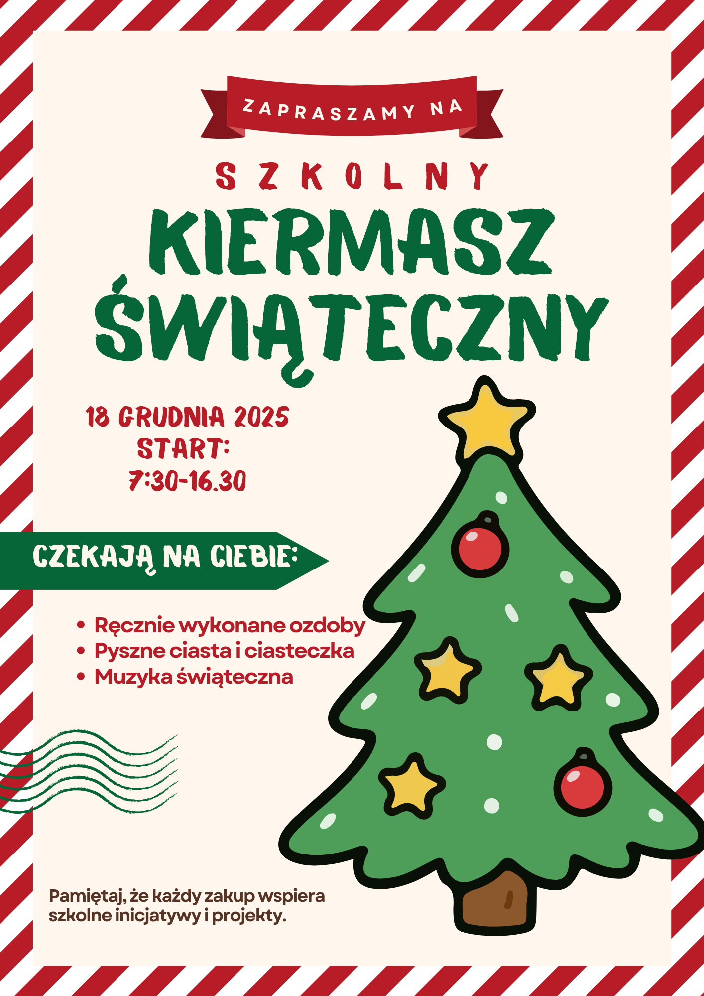 Kiermasz bożonarodzeniowy