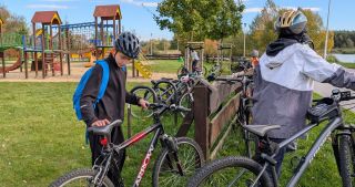 Wycieczka rowerowa klasy 4a i 7a 